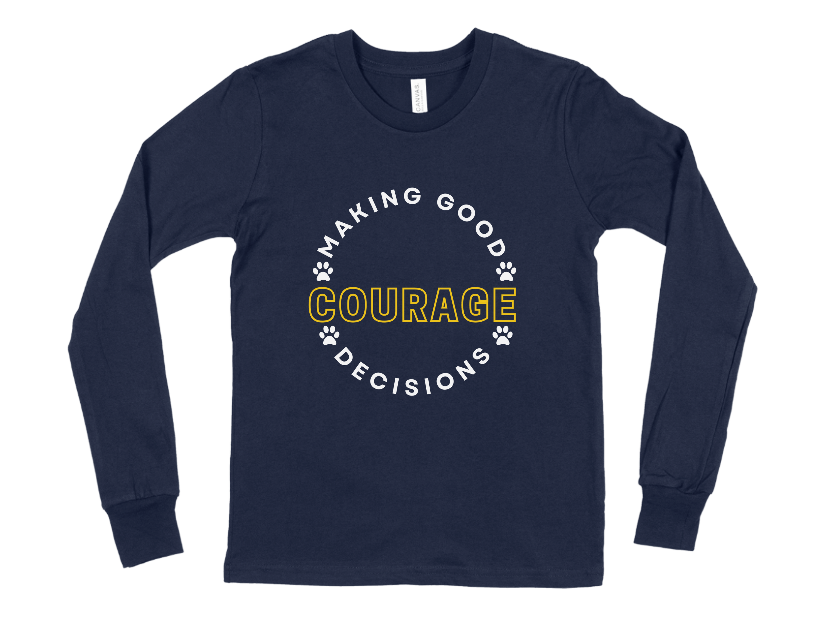 Courage - Navy Long Sleeve  Main Image